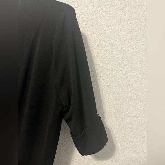 Apt. 9 Black Professional Dress 1/4 Sleeve Stretchy Size XS - Picture 4 of 5